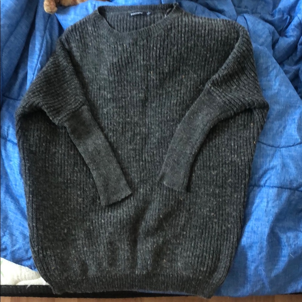 Long fuzzy sweater. Worn once.